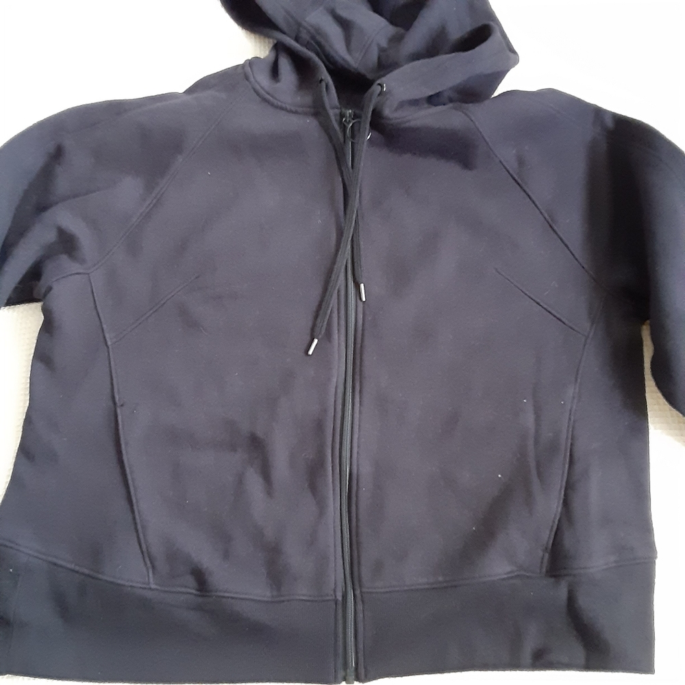 Tek Gear Ultrasoft Fleece black zip-up hoodie, XL - Picture 3 of 4